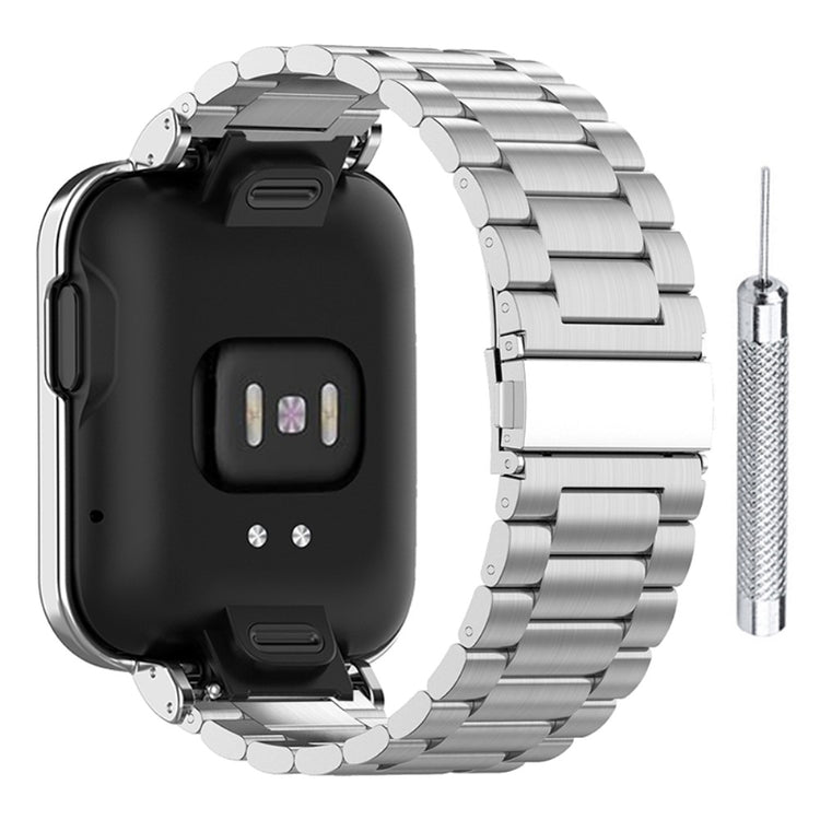 Pænt Xiaomi Mi Watch Lite / Xiaomi Redmi Watch Metal Rem - Sølv#serie_017