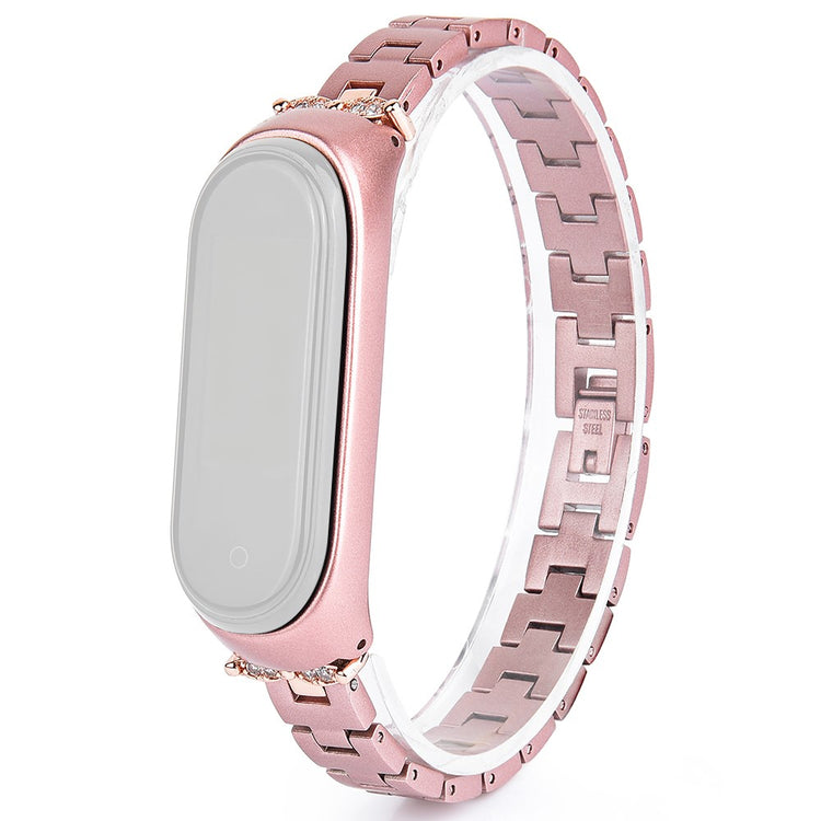 Flot Xiaomi Mi Smart Band 6 / Xiaomi Mi Band 5 Metal Rem - Pink#serie_4