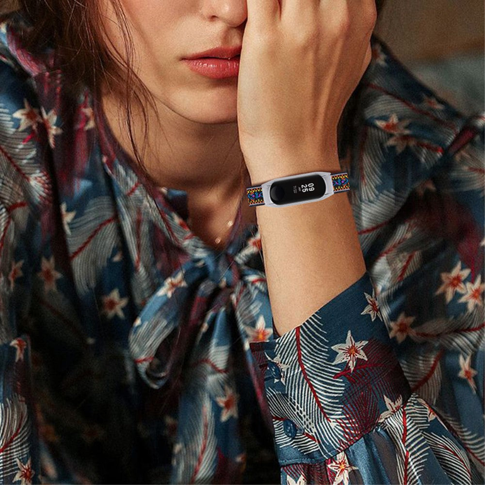 Sejt Xiaomi Mi Smart Band 6 / Xiaomi Mi Band 5 Stof Urrem - Flerfarvet#serie_2