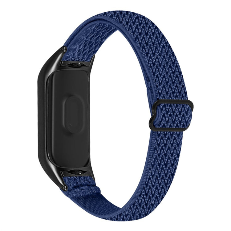 Godt Xiaomi Mi Smart Band 6 / Xiaomi Mi Band 5 Nylon Rem - Blå#serie_19