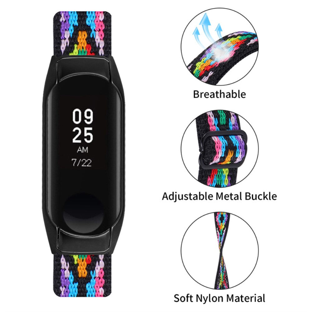 Godt Xiaomi Mi Smart Band 6 / Xiaomi Mi Band 5 Stof Urrem - Flerfarvet#serie_5