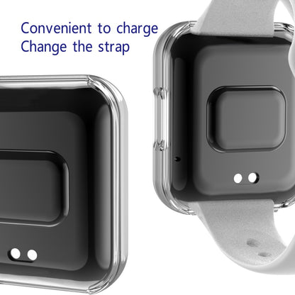 Beskyttende Xiaomi Redmi Watch 2 Cover med Skærmbeskytter i Silikone - Gennemsigtig#serie_6