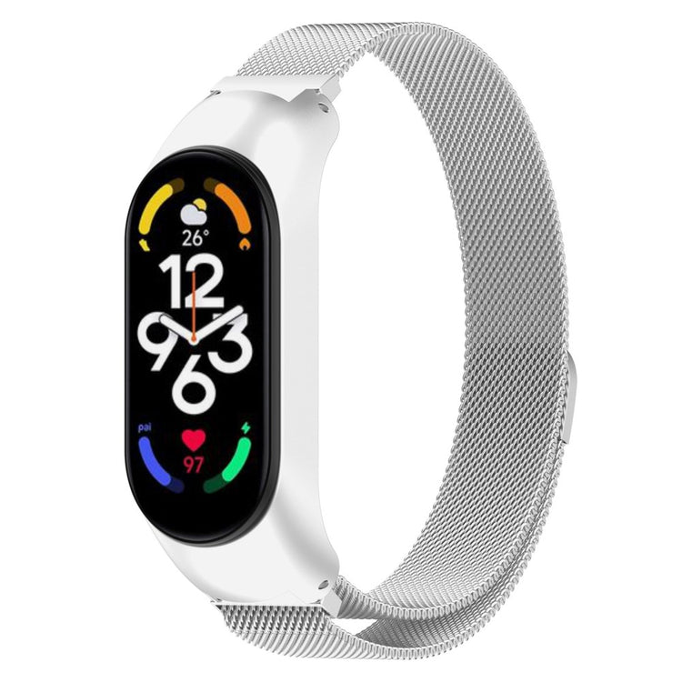 Fed Xiaomi Mi Band 7 Metal Rem - Sølv#serie_037