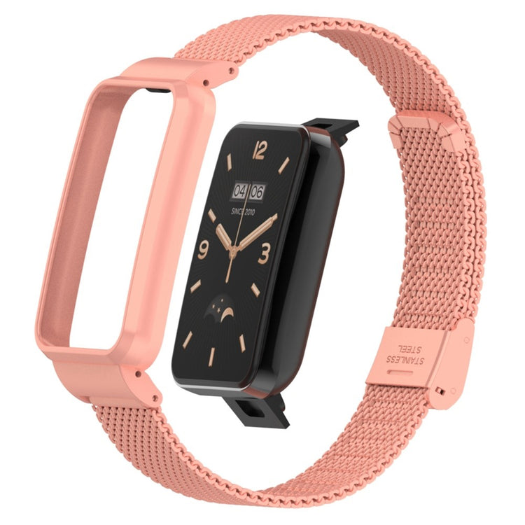 Rigtigt skøn Xiaomi Mi Band 7 Pro Metal Urrem - Pink#serie_11