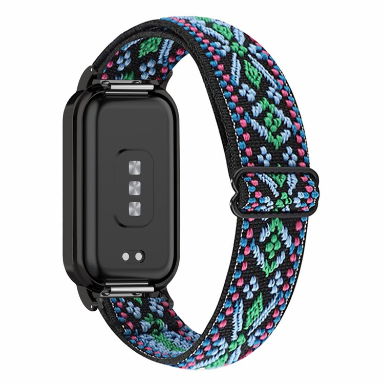 Sejt Nylon Rem passer til Xiaomi Redmi Band 2 - Grøn#serie_1