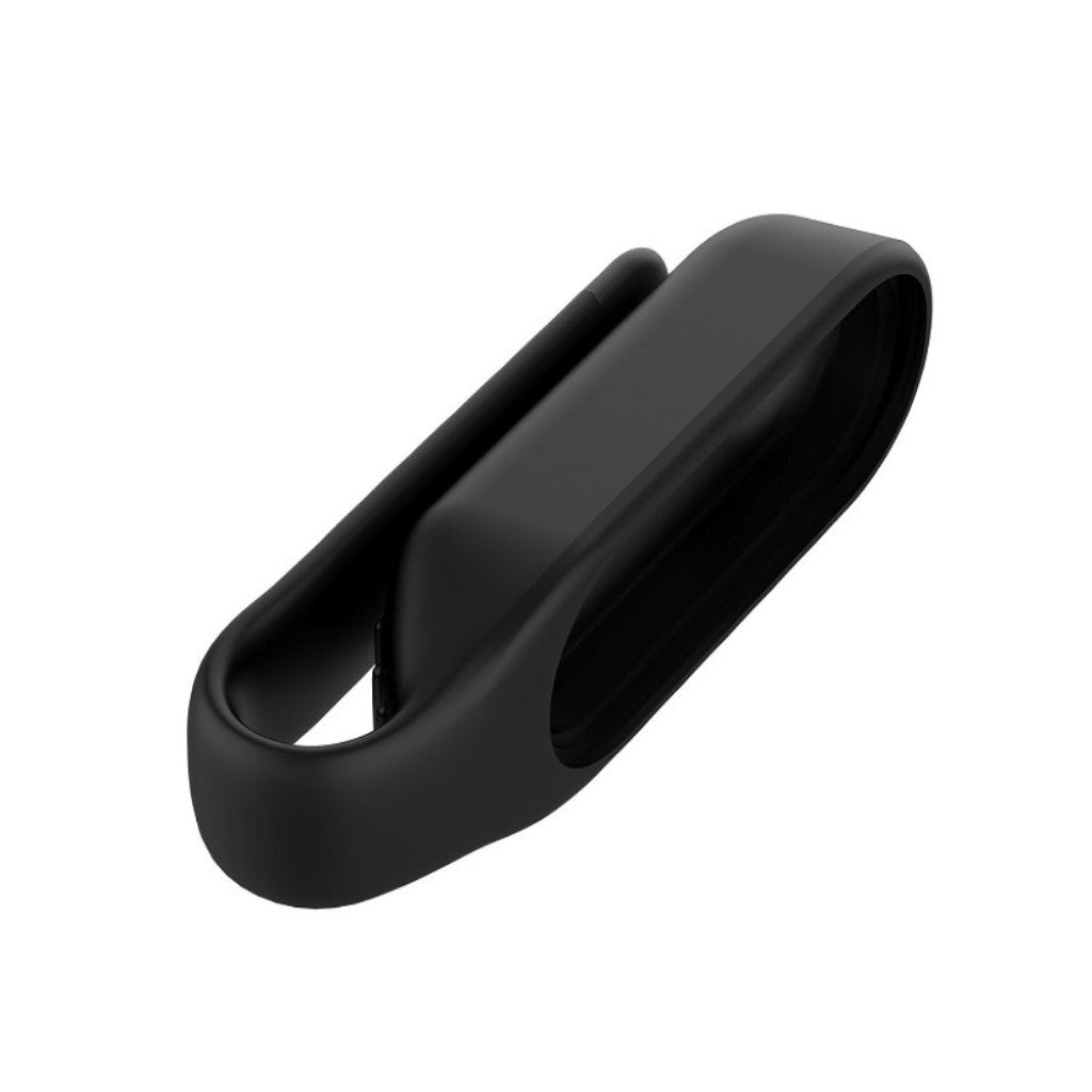 Rigtigt Flot Xiaomi Mi Smart Band 4 / Xiaomi Mi Band 3 Silikone Cover - Sort#serie_1