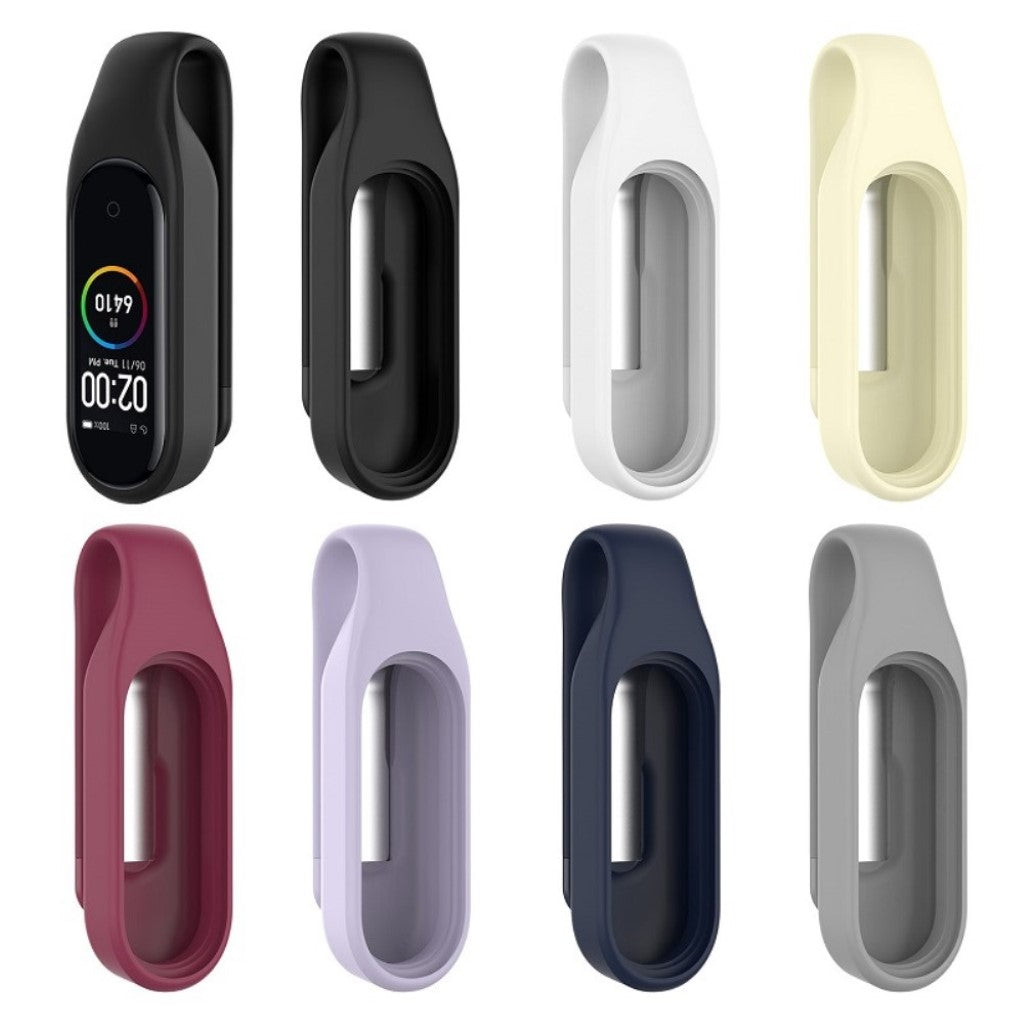 Rigtigt Flot Xiaomi Mi Smart Band 4 / Xiaomi Mi Band 3 Silikone Cover - Hvid#serie_2