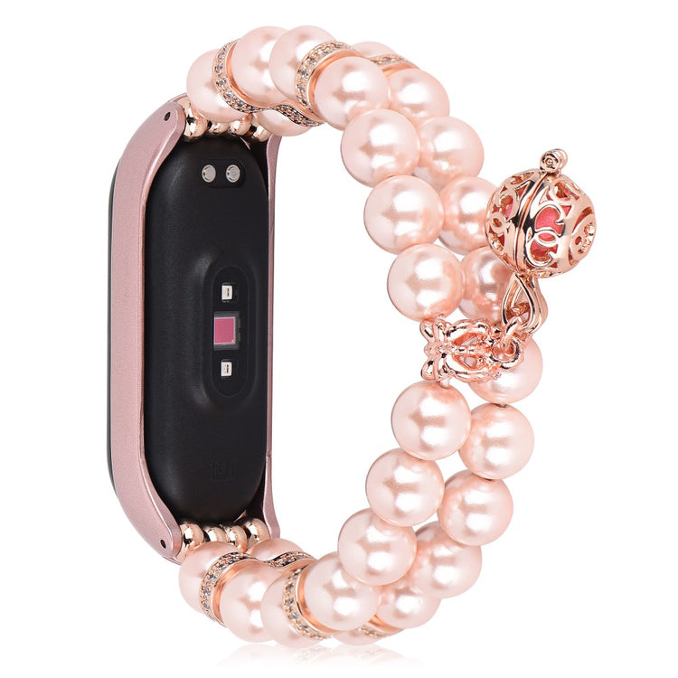 Smuk Xiaomi Mi Smart Band 4 / Xiaomi Mi Band 3 Rhinsten Rem - Pink#serie_2