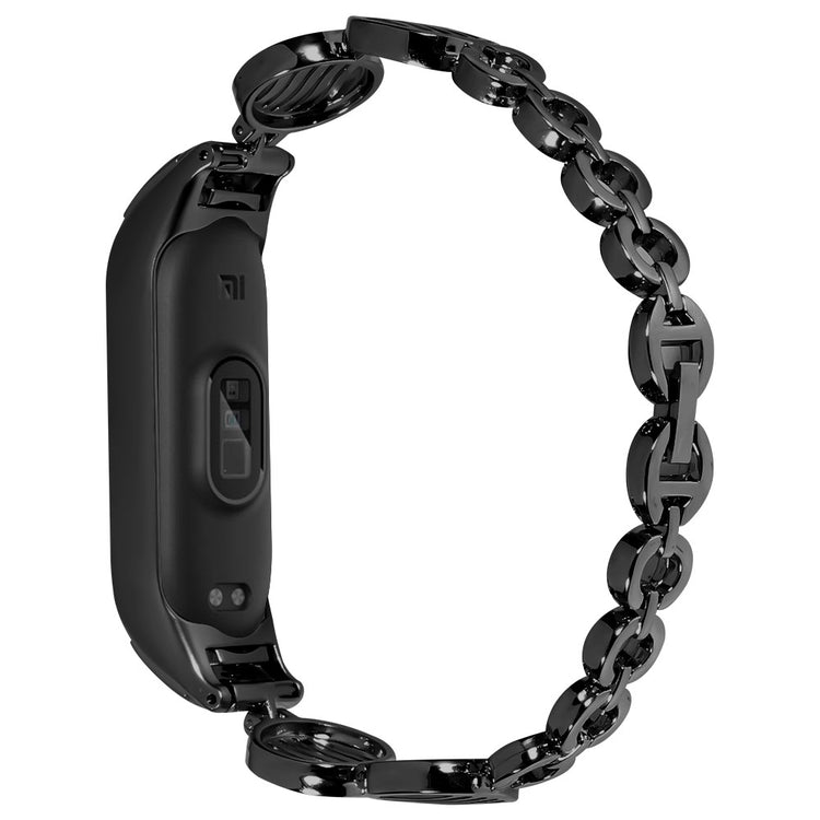 Udsøgt Xiaomi Mi Smart Band 4 / Xiaomi Mi Band 3 Metal Rem - Sort#serie_1