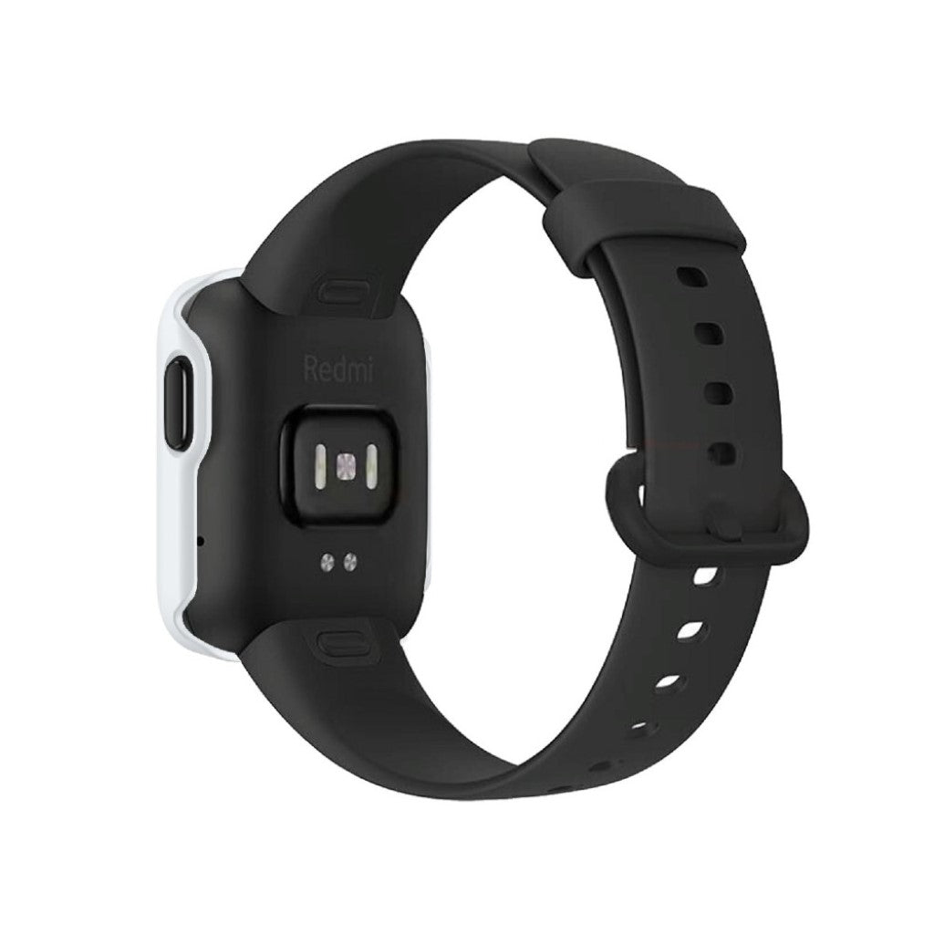 Rigtigt Fed Xiaomi Redmi Watch Silikone og Glas Cover - Hvid#serie_2