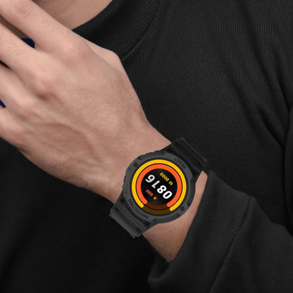 Vildt kønt Xiaomi Mi Watch Color Sports Silikone Urrem - Sort#serie_1