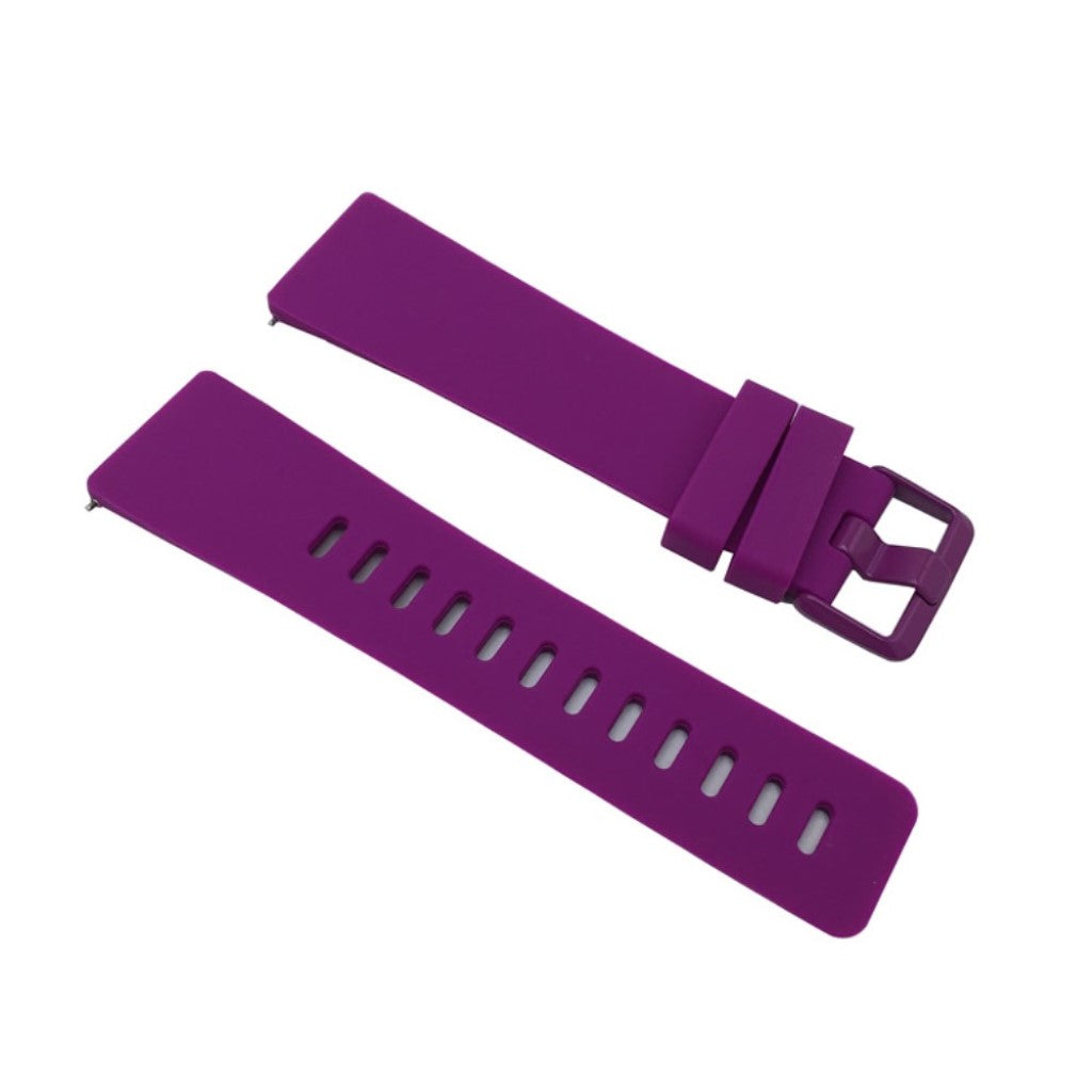 Vildt skøn Fitbit Versa 2 Silikone Rem - Lilla#serie_5