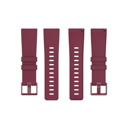 Vildt sejt Fitbit Versa 2 / Fitbit Versa Lite Silikone Rem - Størrelse: S - Rød#serie_4