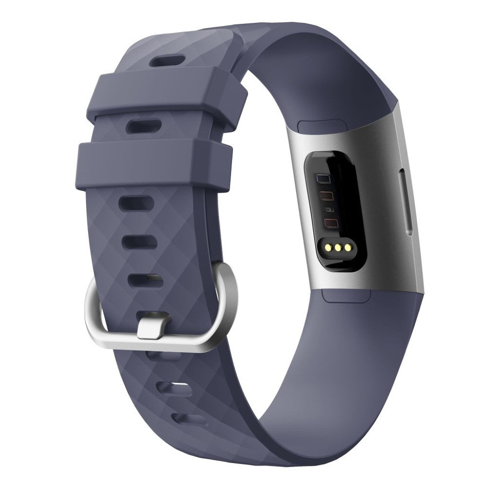 Mega sejt Fitbit Charge 4 / Fitbit Charge 3 Silikone Rem - Størrelse: L - Pink#serie_9