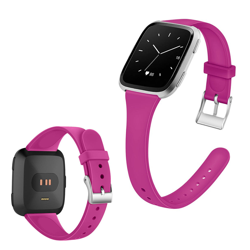 Rød Fitbit Versa 2 Silikone Urrem#serie_5