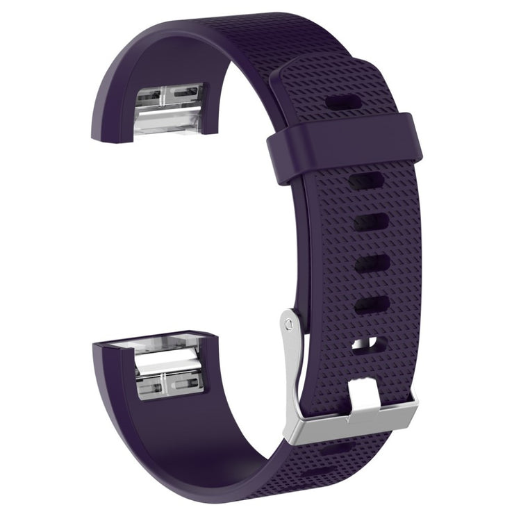 Meget elegant Fitbit Charge 2 Silikone Rem - Størrelse: S - Lilla#serie_2