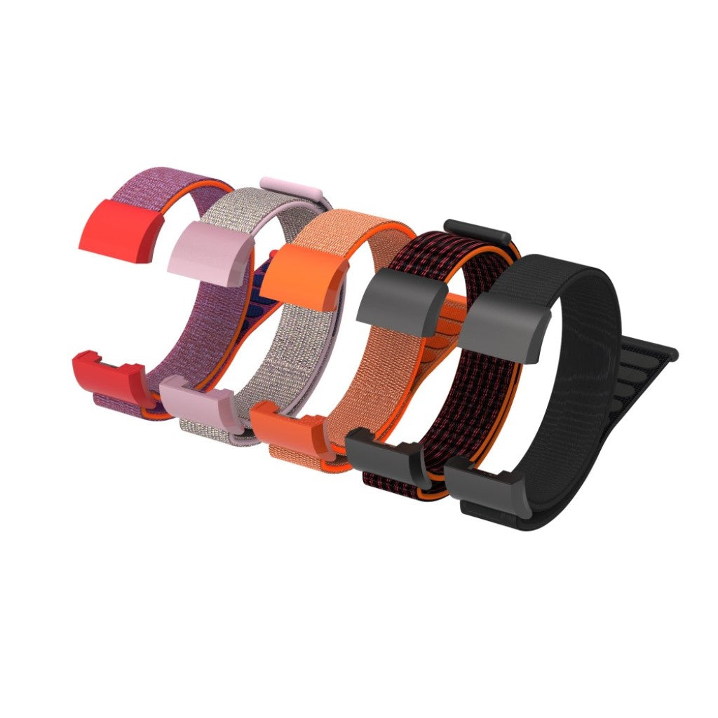 Smuk Fitbit Charge 2 Nylon Rem - Orange#serie_4