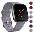 Sangle en nylon incroyablement agréable pour Fitbit Versa