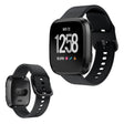 Remarquable sangle en silicone pour Fitbit Versa, d'une grande longévité.