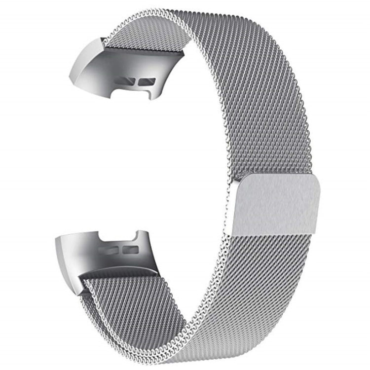 Rigtigt flot Fitbit Charge 3 Metal Rem - Sølv#serie_6