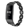 Remarquable sangle en métal et strass pour Fitbit Charge 3
