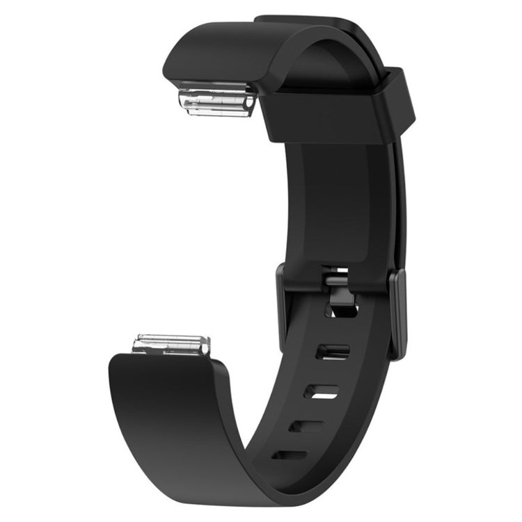 Komfortabel Fitbit Inspire Silikone Rem - Sort#serie_1