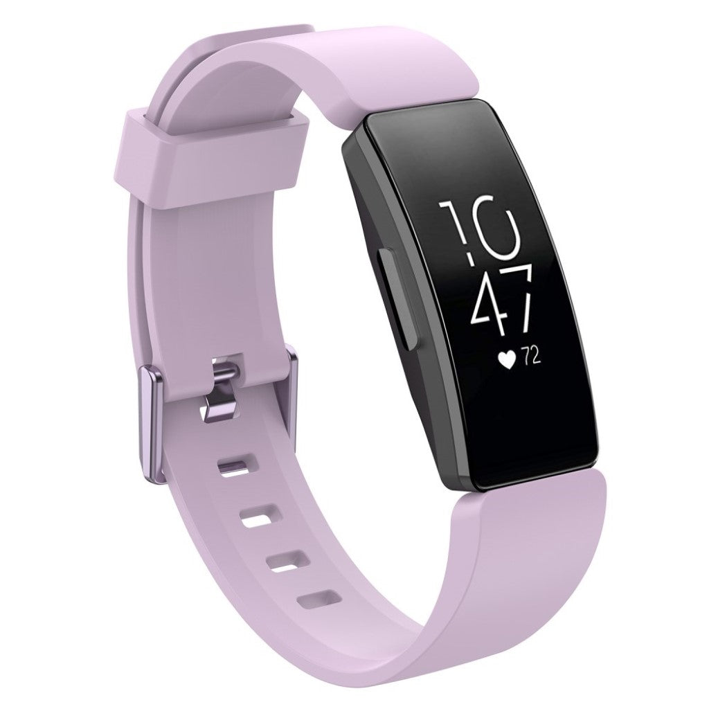 Rigtigt godt Fitbit Inspire Silikone Rem - Lilla#serie_11