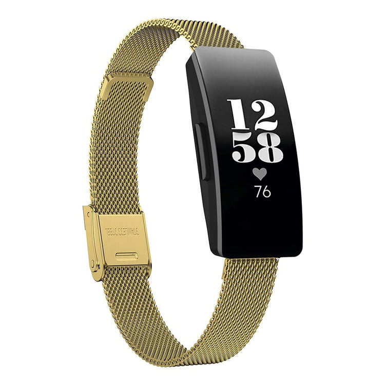 Mega holdbart Fitbit Inspire Metal Rem - Guld#serie_3