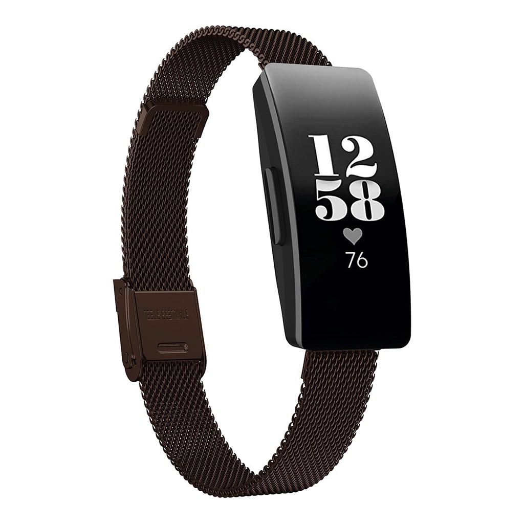 Mega holdbart Fitbit Inspire Metal Rem - Brun#serie_4