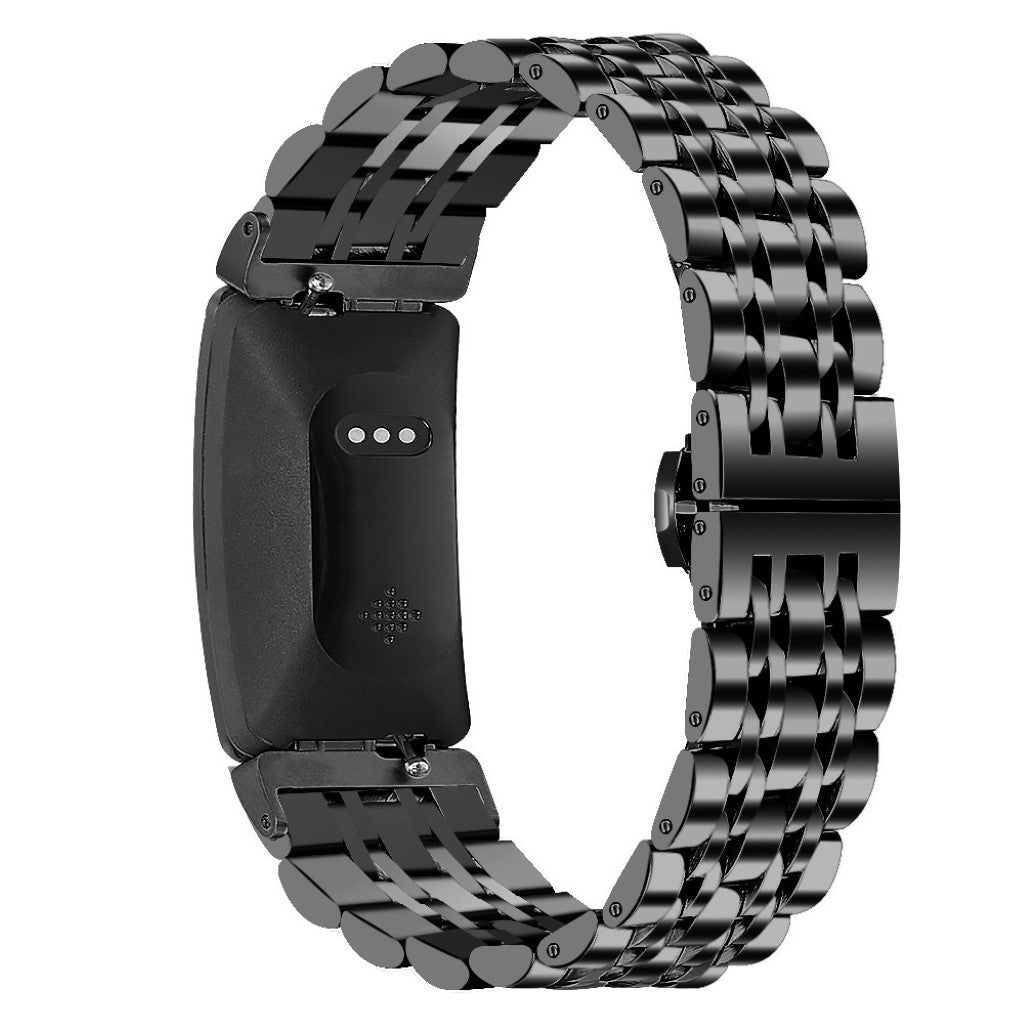 Skøn Fitbit Inspire Metal Rem - Sort#serie_1