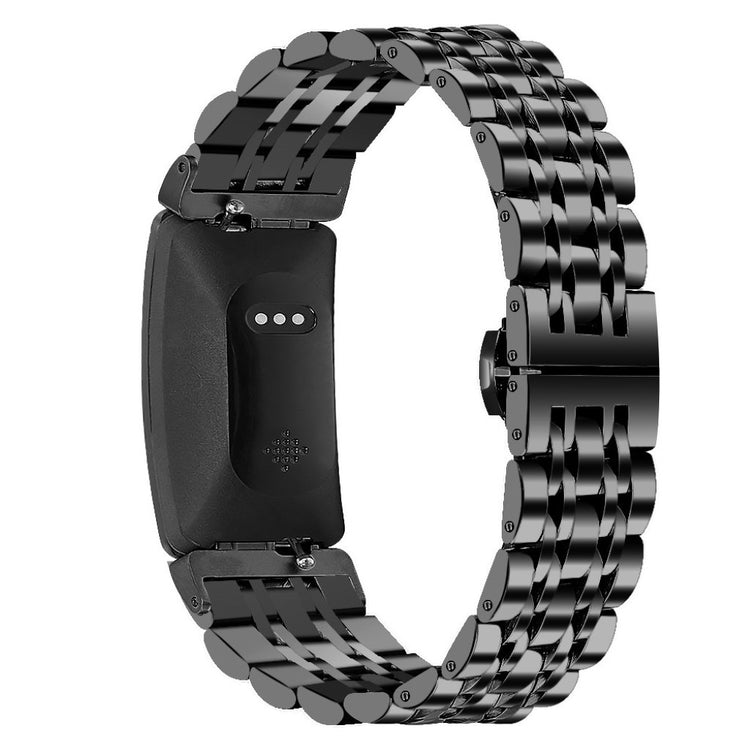 Skøn Fitbit Inspire Metal Rem - Sort#serie_1