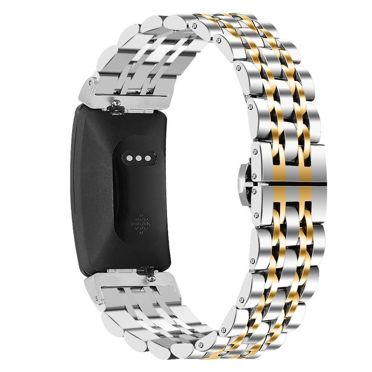 Skøn Fitbit Inspire Metal Rem - Sølv#serie_2