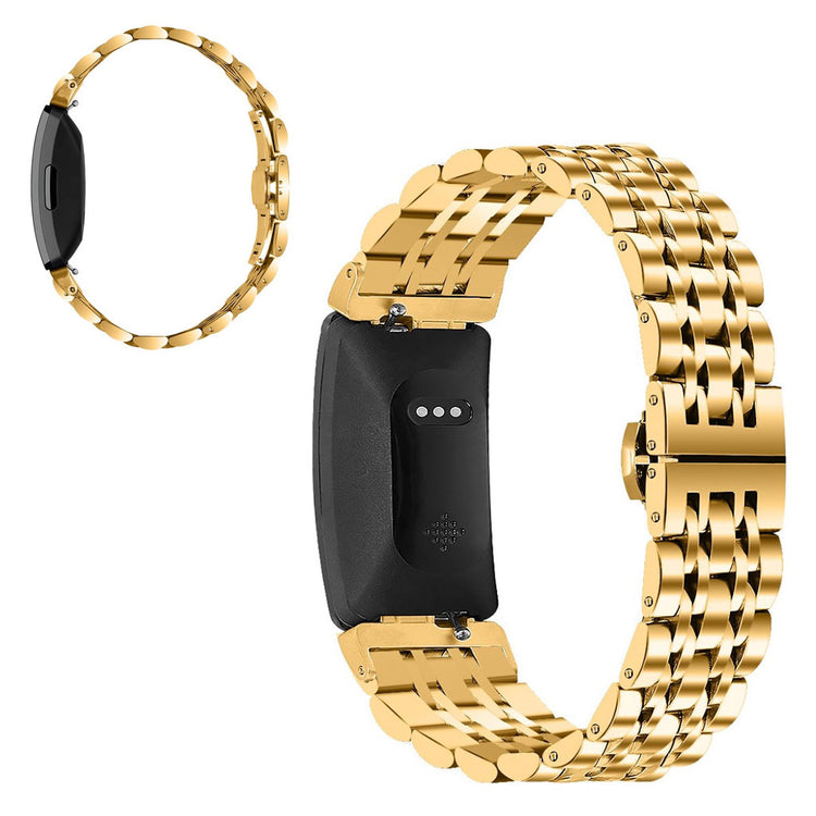 Skøn Fitbit Inspire Metal Rem - Guld#serie_4