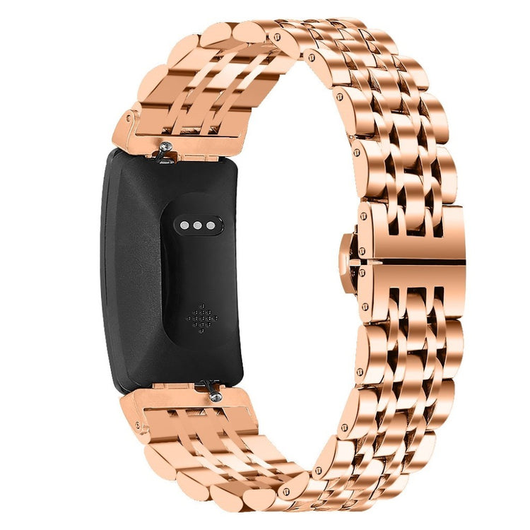 Skøn Fitbit Inspire Metal Rem - Pink#serie_6