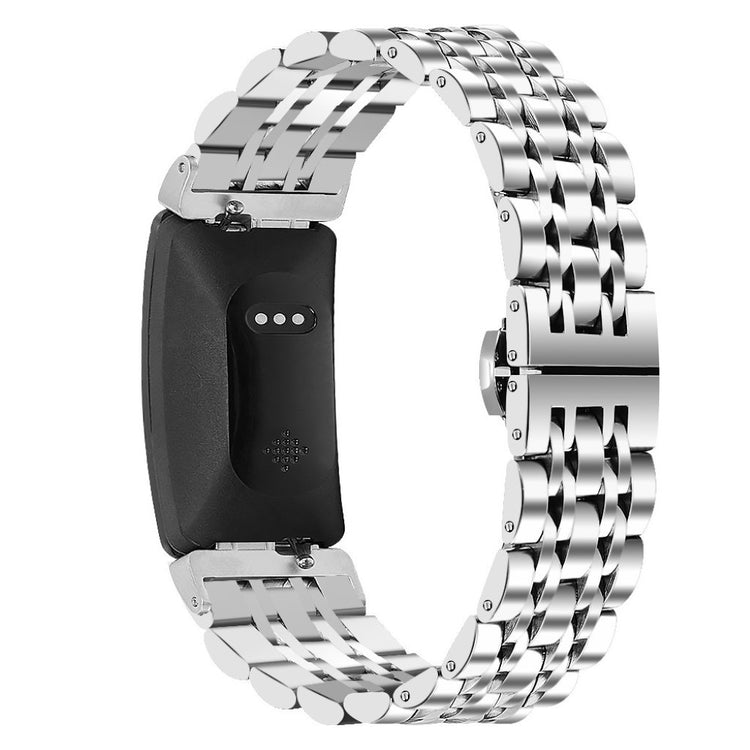 Skøn Fitbit Inspire Metal Rem - Sølv#serie_7