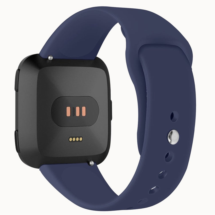 Solid Fitbit Versa 2 / Fitbit Versa Lite Silikone Rem - Blå#serie_10