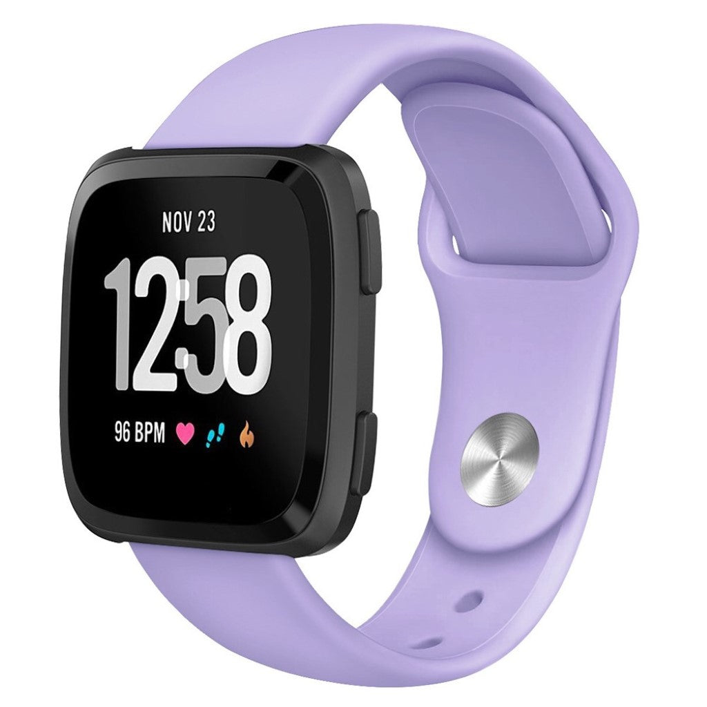 Skøn Fitbit Versa 2 / Fitbit Versa Lite Silikone Rem - Lilla#serie_8