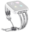 Fitbit Versa 2 / Fitbit Versa Lite Metal And Rhinestone Universel Strap