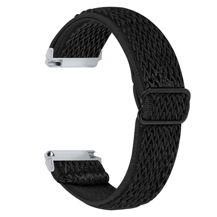 Stilfuld Fitbit Versa 2 / Fitbit Versa Lite Nylon Rem - Sort#serie_8