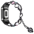 Fitbit Charge 4 / Fitbit Charge 3 Bracelet universel en métal et strass