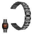 Fitbit Versa 3 / Fitbit Sense 1 Bracelet universel en métal et strass