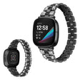 Fitbit Versa 3 / Fitbit Sense 1 Bracelet universel en métal et strass