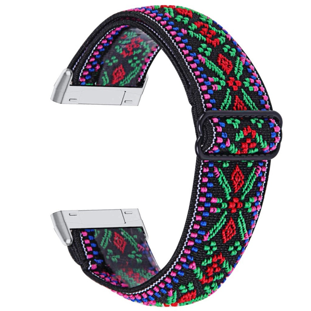 Helt vildt rart Fitbit Versa 3 / Fitbit Sense Nylon Rem - Flerfarvet#serie_16