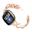 Super agréable Fitbit Versa 3 Bracelet en métal et strass