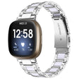 Bracelet Fitbit Versa 3 en métal et strass très confortable