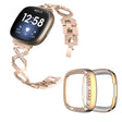 Fitbit Sense 1 / Fitbit Versa 3 Sangle en métal avec coque