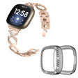 Fitbit Sense 1 / Fitbit Versa 3 Sangle en métal avec coque