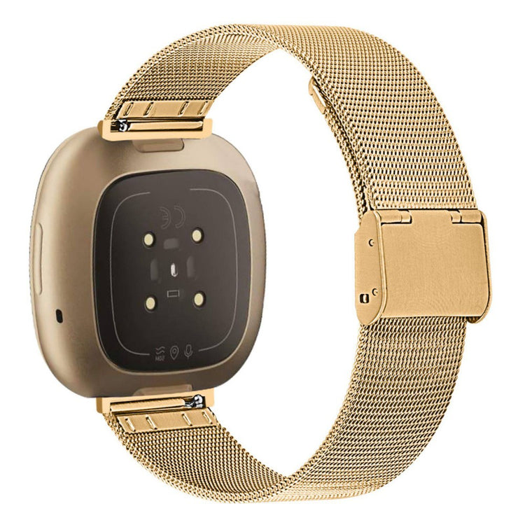 Vildt fint Fitbit Sense / Fitbit Versa 3 Metal Rem - Guld#serie_3