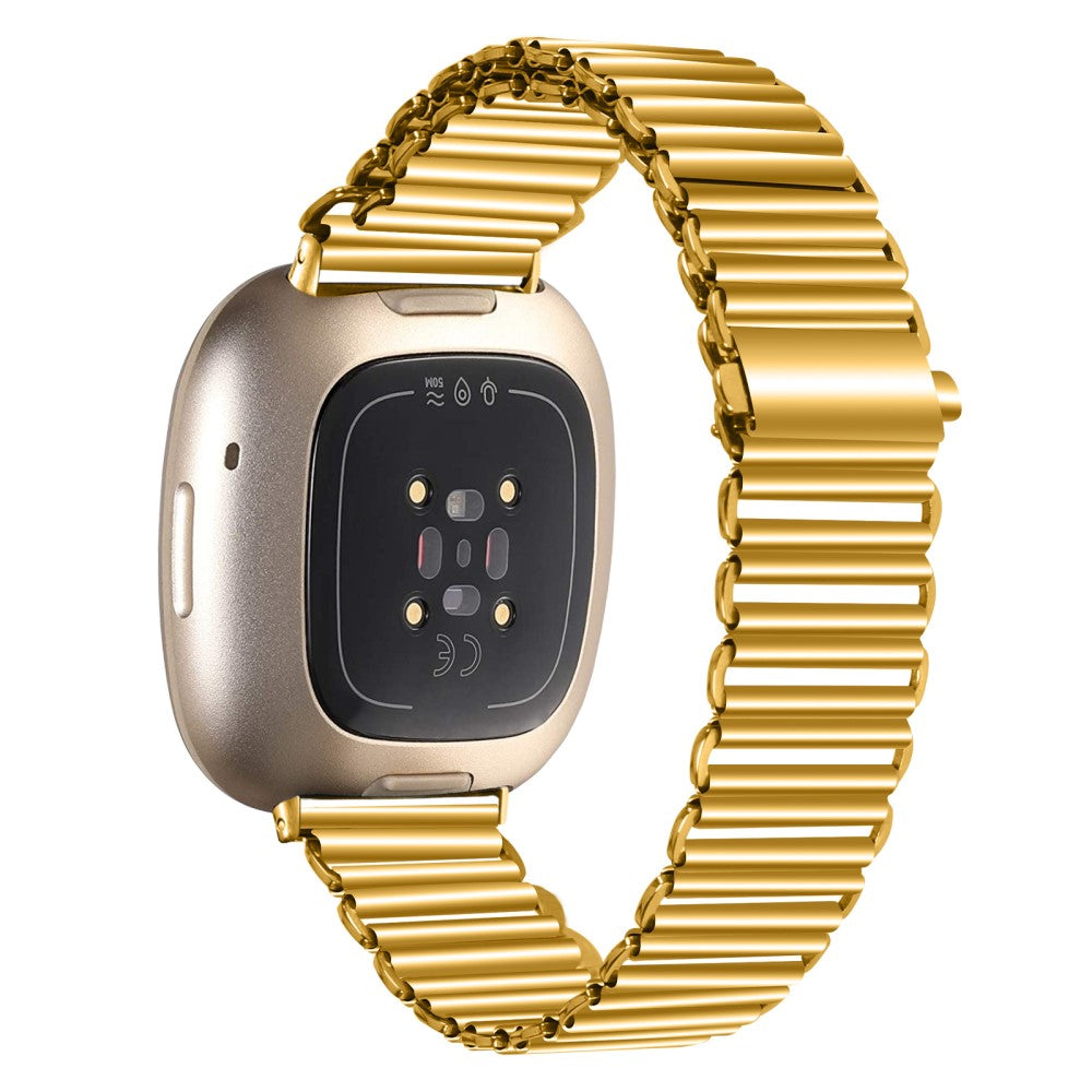 Rigtigt sejt Fitbit Sense / Fitbit Versa 3  Rem - Guld#serie_2