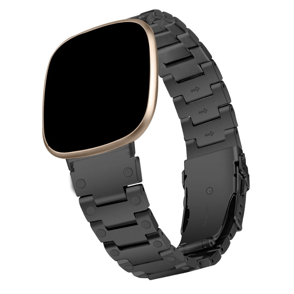 Helt vildt rart Fitbit Sense / Fitbit Versa 3  Rem - Sort#serie_1